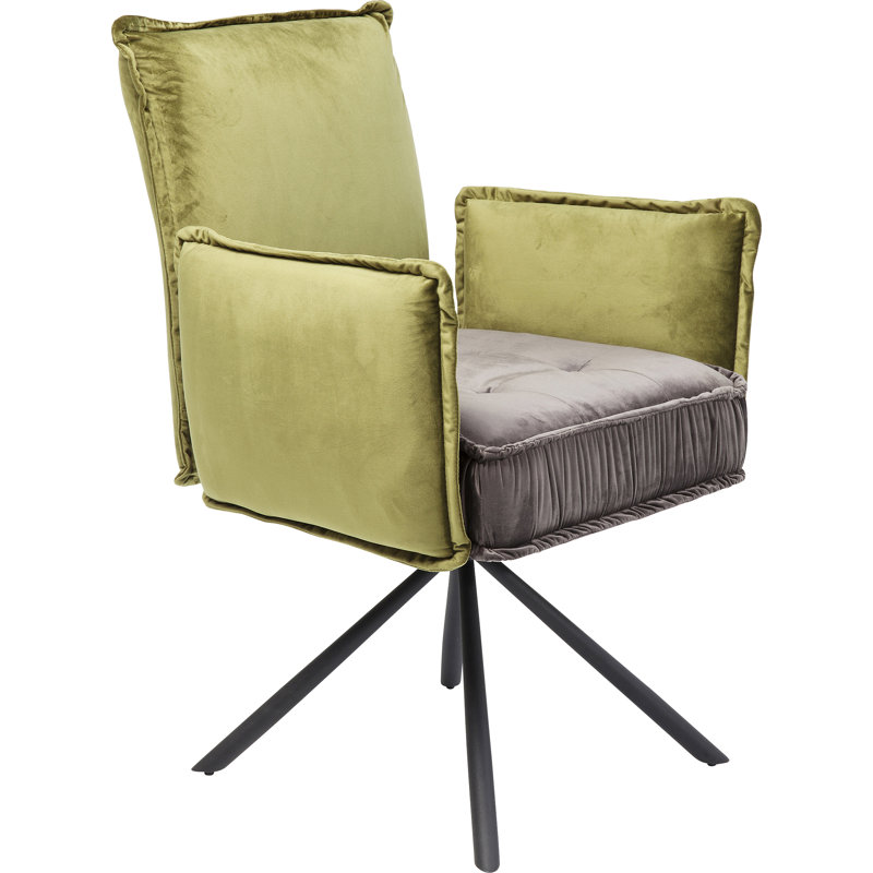 Swivel chair with armrests Chelsea Green