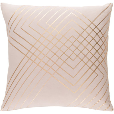Crescent Cotton Throw Pillow Cover