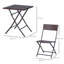 2 - Person Patio Dining Set Square Table with Cushions Included