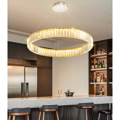 Lustre moderne 24 po à DEL