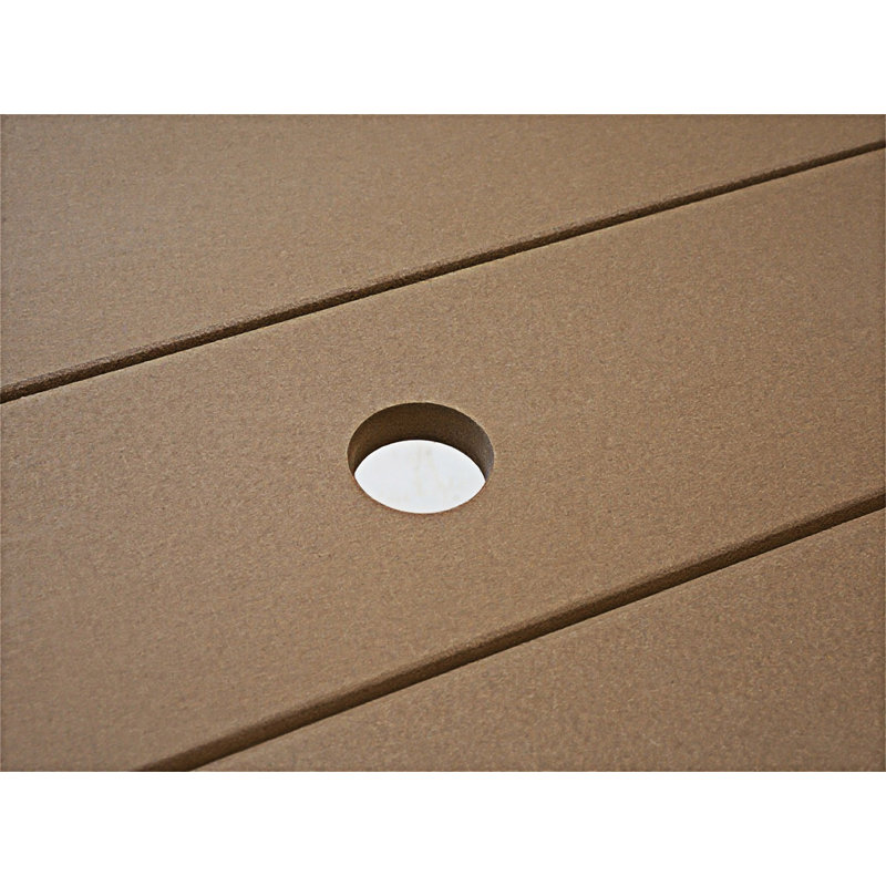 Outdoor Dining Table, Brown