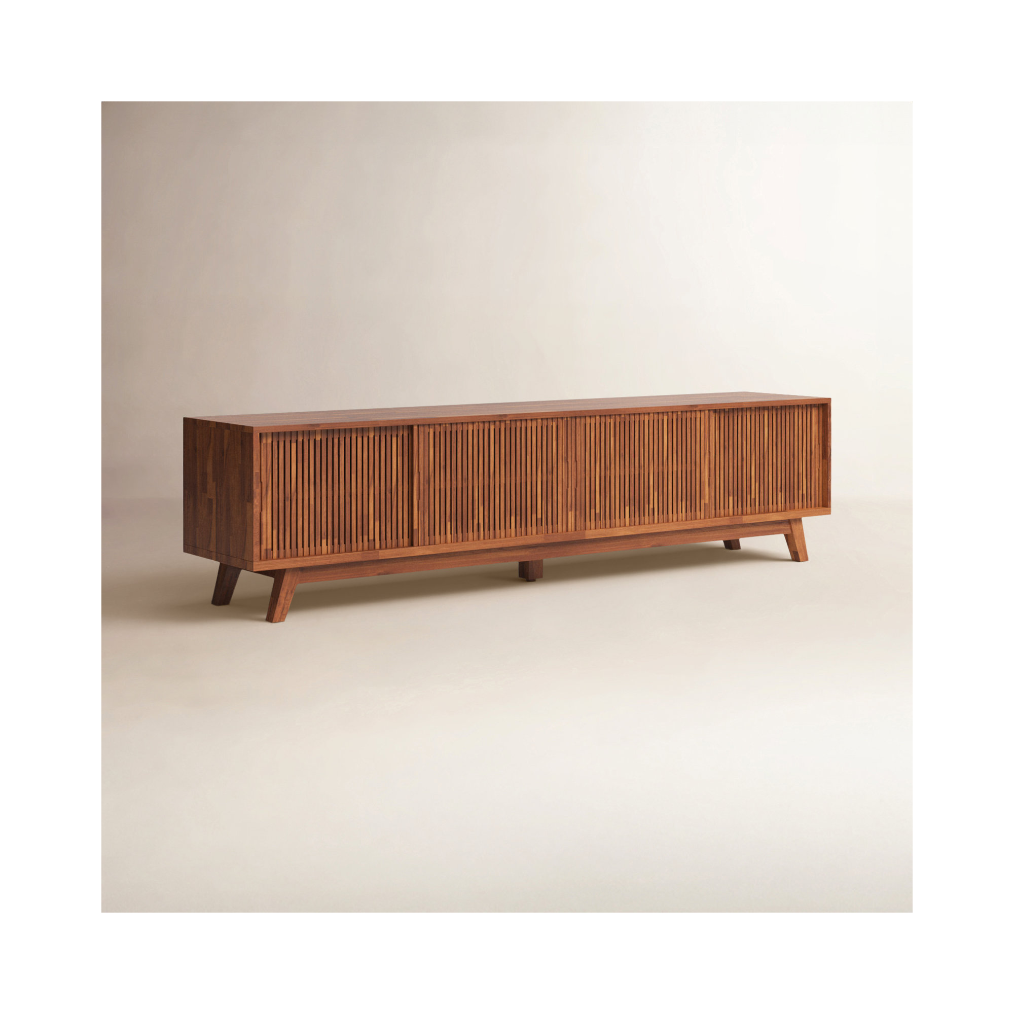Burton 79'' Media Console, Brown