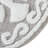 Medallion Cotton Tufted Bath Rug 25*25-989676725