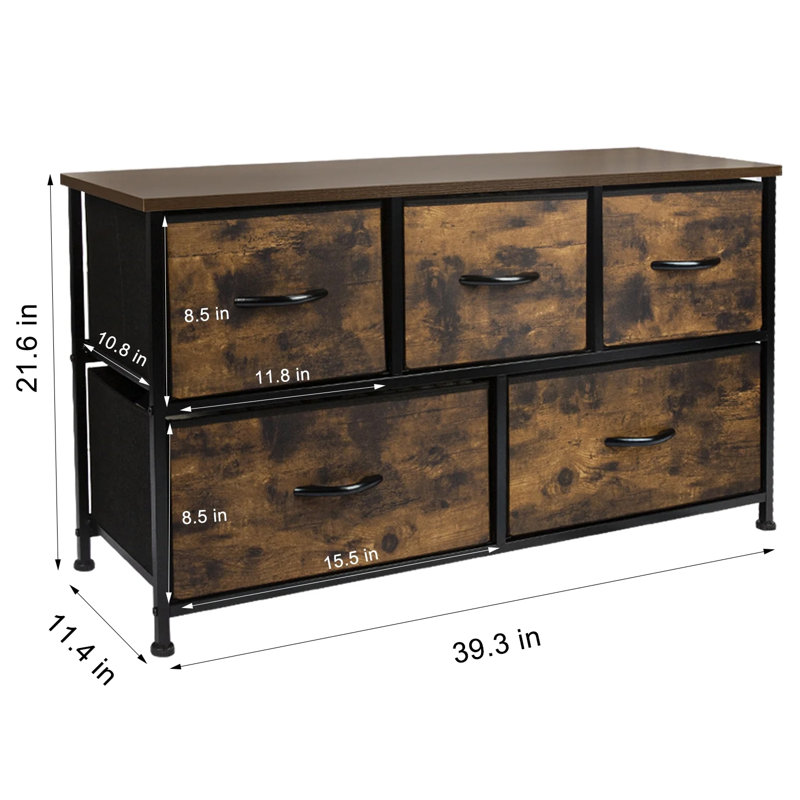 5 Drawer Storage Drawer