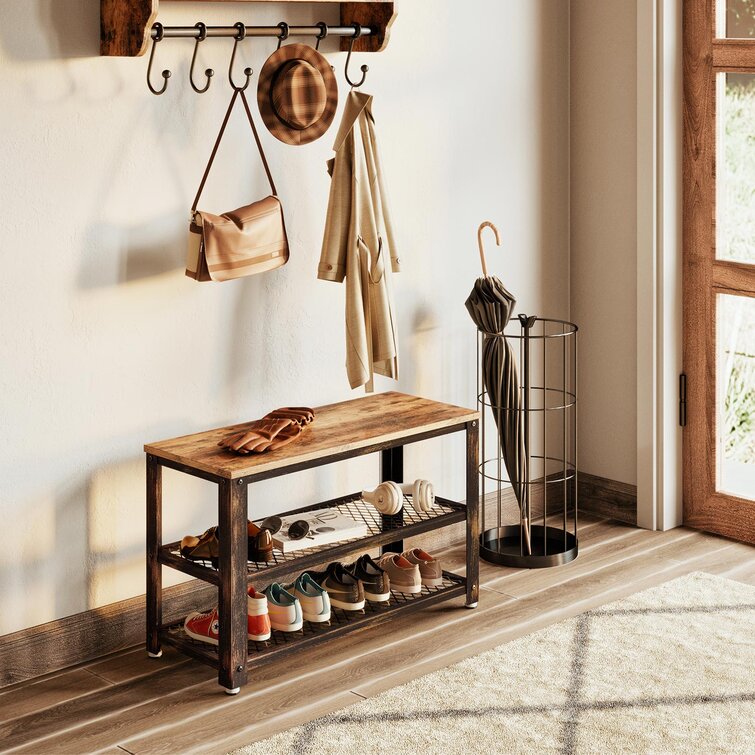 7 Pair Shoe Storage Bench