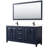 Daria 72'' Double Bathroom Vanity with Carrara Marble Top-97900762-97900767-97900763