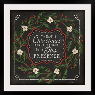 Thuc «The Magic of Christmas» par Jennifer Pugh, art textuel