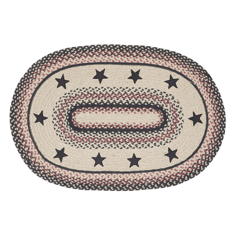 Privett Geometric Indoor Rug, Oval 2' x 3'