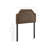 Magnolia Upholstered Fabric Twin Size Headboard In Mocha-174843671-174843656