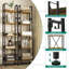 170cm H x 35cm W Metal Bookcase-351963729