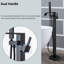 Bec de baignoire sur pied autoportant avec inverseur-90991697