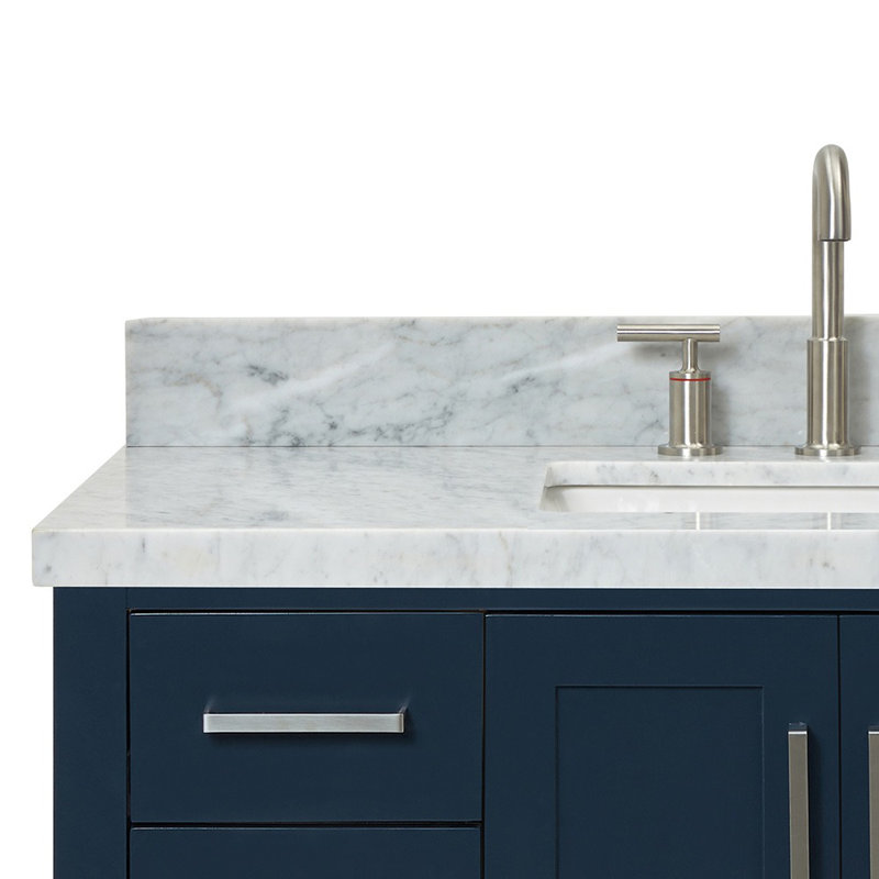 Magnolia Bath Vanity Rectangular Basin S043SCWRV, Midnight Blue, Rectangular