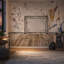 Décoration murale amovible moderne abstrait "Soccer soccer"-129446664-129446667