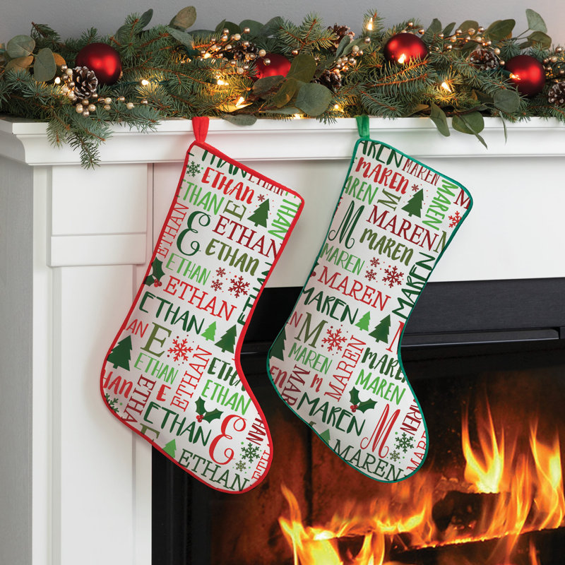Bas de Noël personnalisé Jolly, Oui