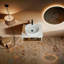 Meuble-lavabo mural 24 po avec lavabo en céramique et compartiments de rangement ouverts-870948703-870948706
