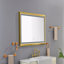 Miroir de salle de bain 48 "x 30" avec cadre en aluminium et miroir mural