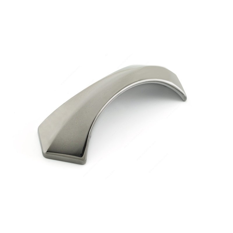 Poignée bonnet en métal 3 25/32 po Bellagio, Nickel noir