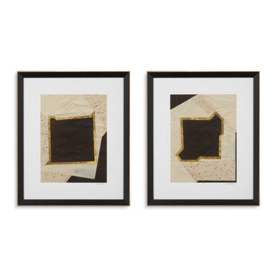 Umber " Print Creased Umber " by Vanna Lam 2 - Pieces