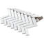 Metro Brick Herringbone 10-5/8 " x 12-1/2 " Porcelain Mosaic Floor and Wall Tile-813431323