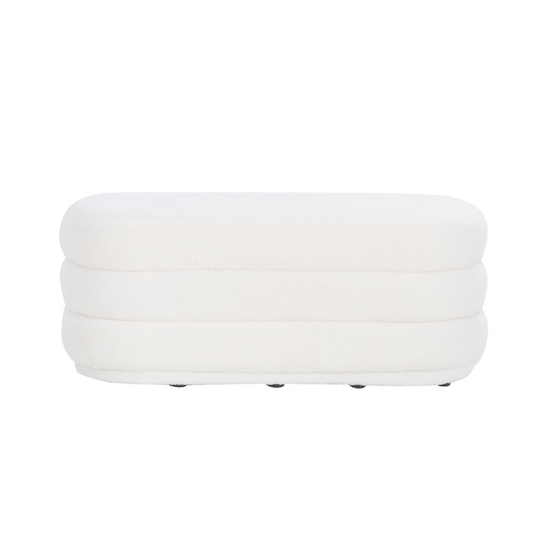 Xante  Sherpa Upholstered Ottoman