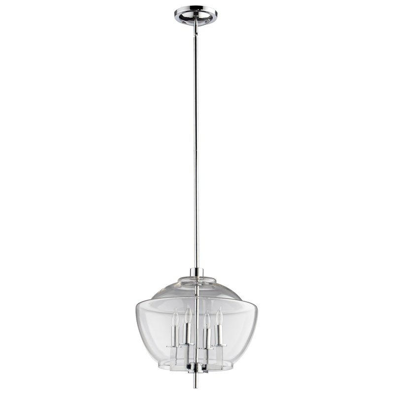 Empoli 4 - Light Chrome Single Pendant