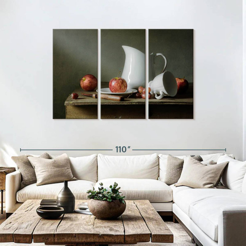 Senne Fruits And Tableware, 48" H x 74" W