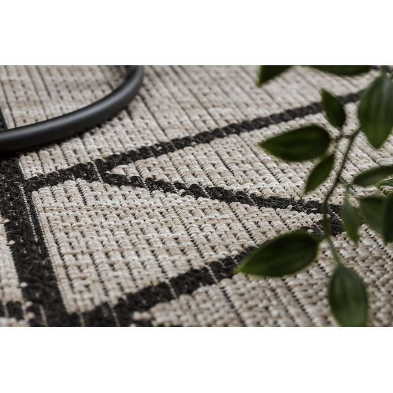 Towanda Geometric Indoor / Outdoor Area Rug, Rectangle 80 x 150cm