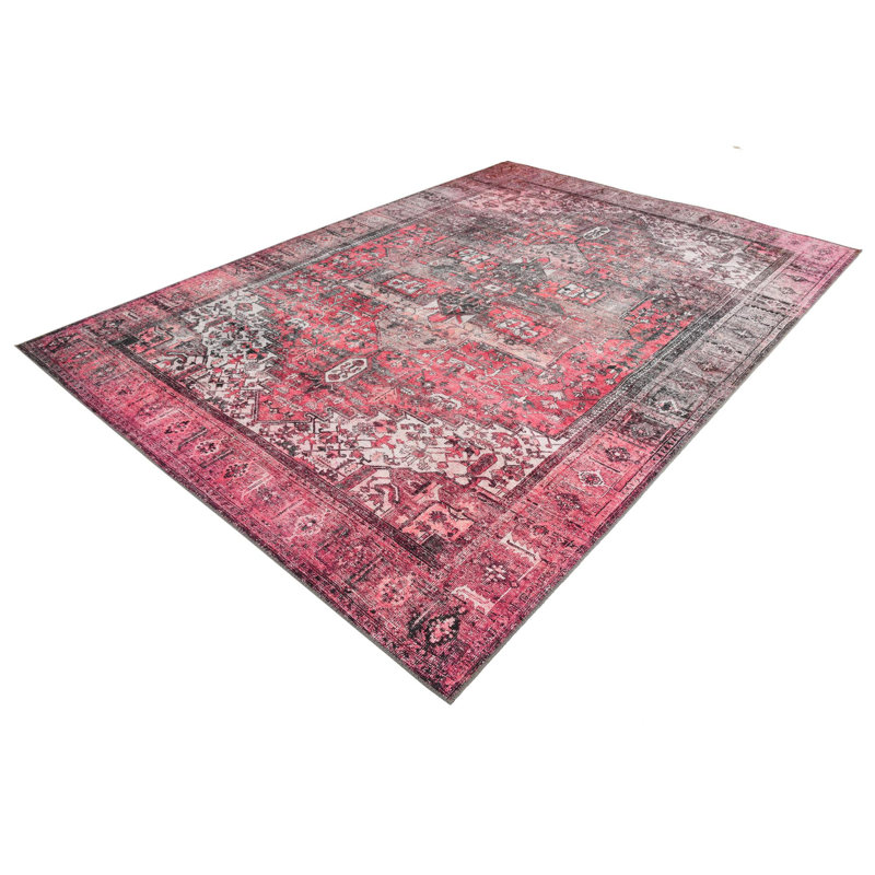 Oppie Performance Chenille Oriental Indoor Rug, Rectangle 3'6" x 5'6"