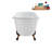 57.5'' x 29.5'' Soaking Acrylic Bathtub-83636145-90752935