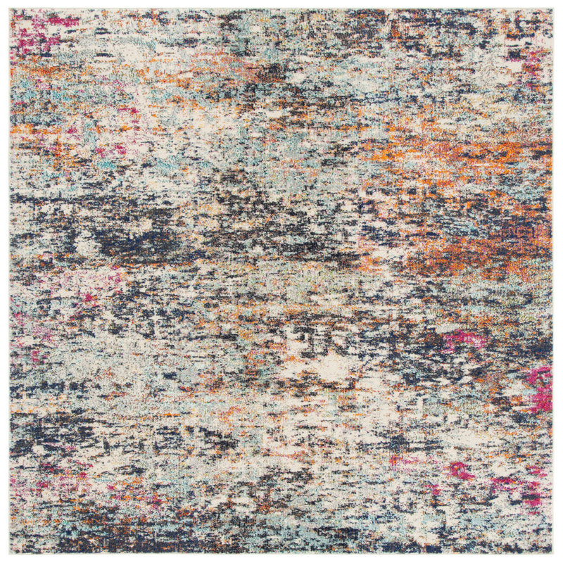 Tapis en polypropylène tissé à la machine Felty, Carré 8 pi