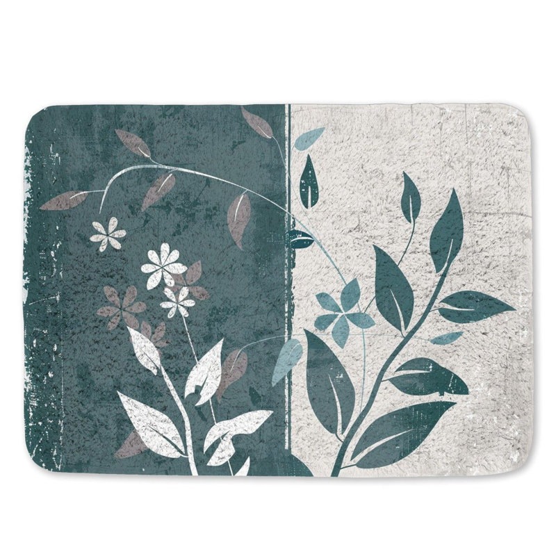 Tapis de bain Botanical, L 17 po x L 24 po