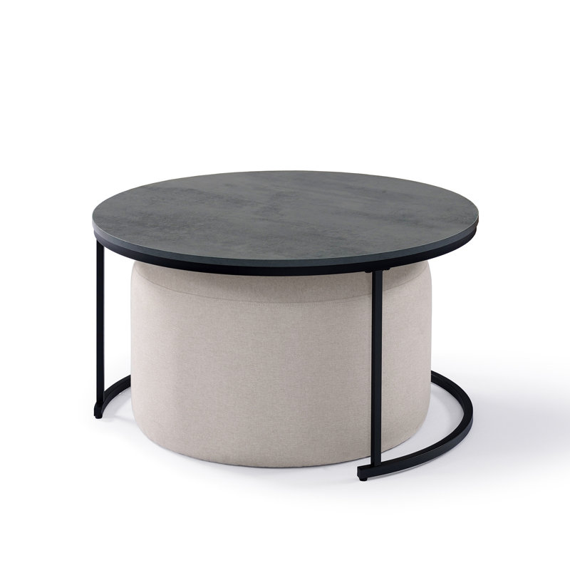 Nest Ease Round Coffee Table Set (Only Including Table)