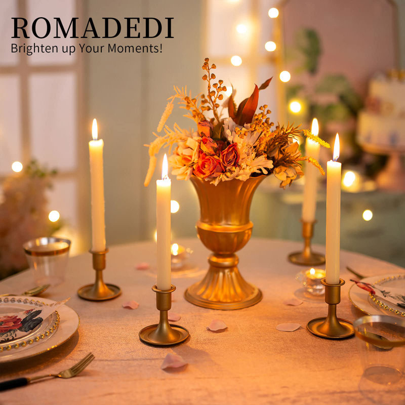 12pcs Candlestick Holders Taper Candle Holders
