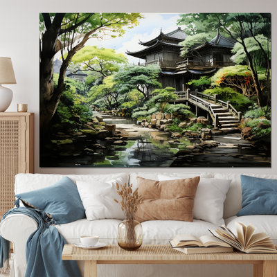 Japon Art Zen Garden Serenity I - estampes murales japonaises