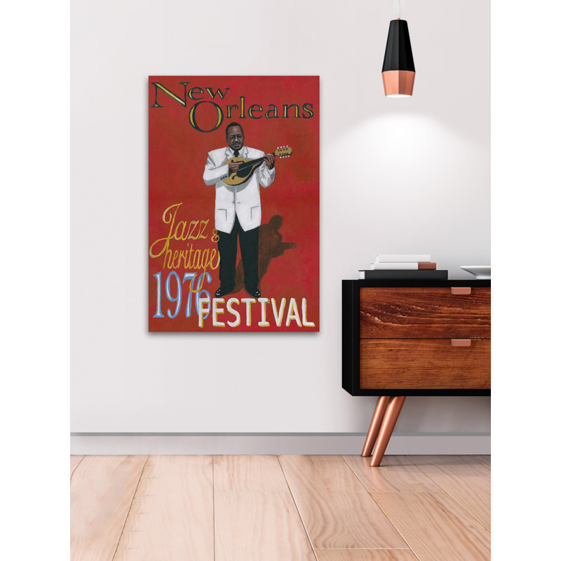 Rouge - Orléans par peinture rouge sur toile tendue, H 45 po x l 30 po x P 1,5 po