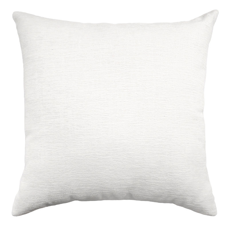 Legato Square Indoor/Outdoor Pillow Cover & Insert, 22" x 22", Shell