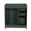 Ensemble de meuble-lavabo autoportant avec cadre en bois massif 30 po, 3 tiroirs et portes à fermeture douce-556465990-556465991