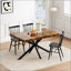 Table de salle à manger rétro avec plateau en bois antique-747026140