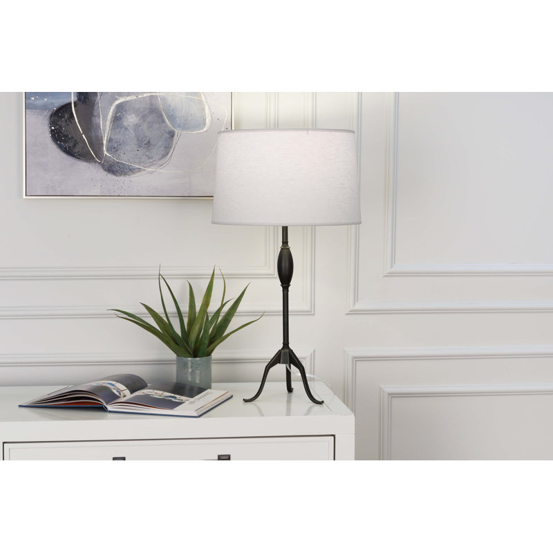 Grace Tripod Table Lamp, Modern Brass