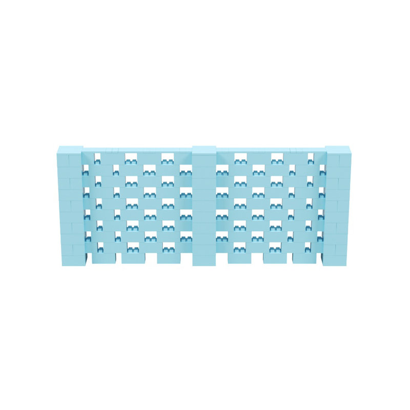 Ensemble mural Everblock, Bleu clair, H 60 po x l 144 po x P 12 po