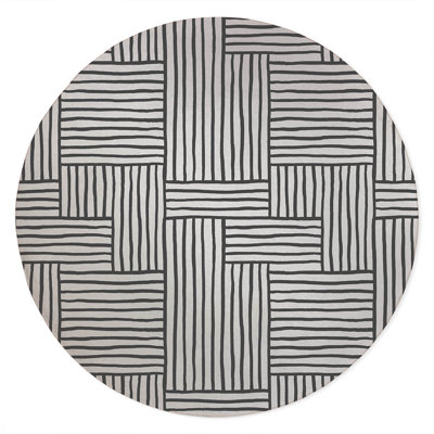 Grid Puz Non-Slip Outdoor Rug