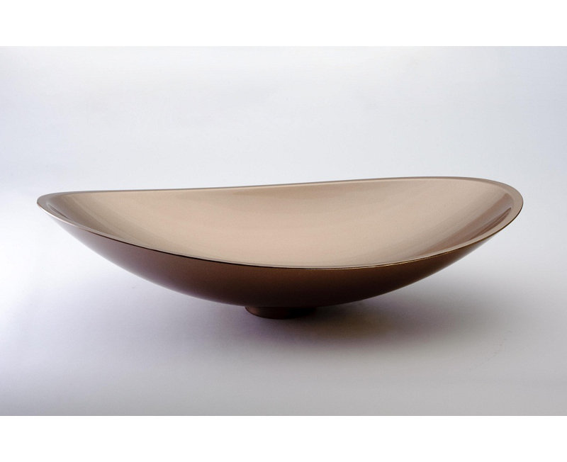 Milano 25.6'' L Bathroom Sink, Champagne Starlight
