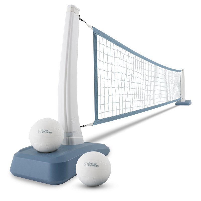 Filet de volleyball de piscine Coast Modern - Ensemble de jeu de billard de qualité supérieure pour adultes et famille - Accessoires inclus