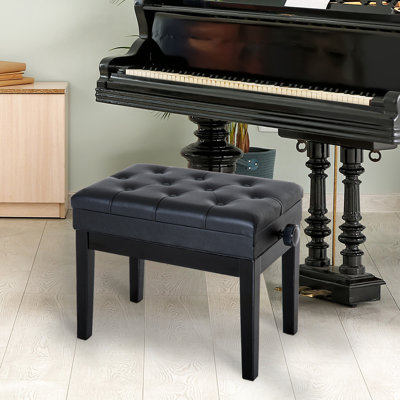 Keensburg Faux Leather Upholstered Storage Bench