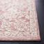 Tapis oriental rose en laine touffeté à la main Teasdale-810863193