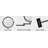 Wall Mounted Magnifying Mirror 8 Inch, Makeup Double Sided Vanity Mirror For Bathroom-254925466-254925467-254925464