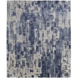 Eastfield Abstract Area Rug in Blue