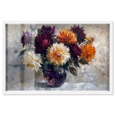 «Amethyst Vase II», impression d'art floral rose par Art Remedy