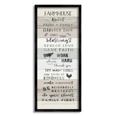 Motif de planches rayées Farmhouse Rules