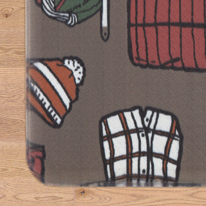 Tapis de cuisine Eddie Bauer, 17.5" x 32", Bleu multi